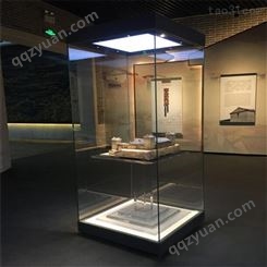 酒泉博物馆展柜厂家 玻璃展柜设计制作 博物馆展柜定制