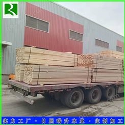 瑞升建筑工程方木 进口原木定尺加工 5*8三米木方