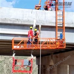 好用的 高空桥梁作业吊篮 钢箱梁焊接，带自锁功能 博奥JQ85