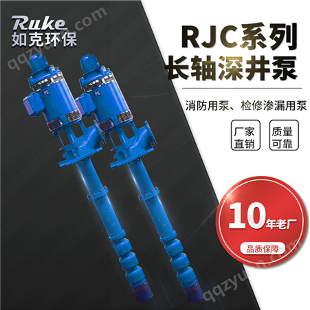 如克不锈钢深井泵 RJC型系列冷热水长轴泵 水厂用泵