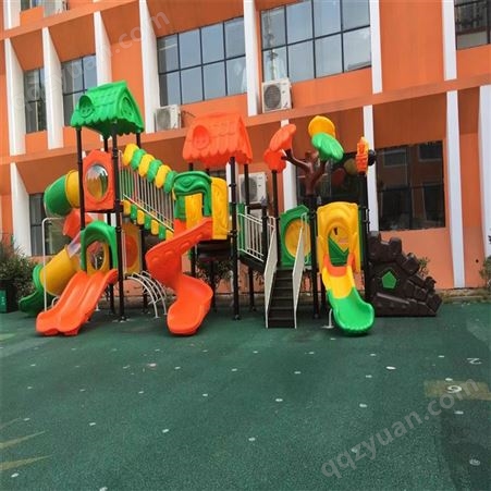 幼儿园宝宝海盗船塑料滑梯 小区室外大型木质滑梯组合玩具