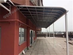 北京耐力板车棚铝合金框架遮阳棚