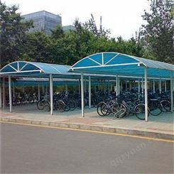 北京昌盛恒鑫户外小区汽车膜结构停车棚 自行车电动车遮阳棚定制
