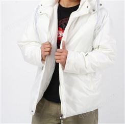 潮流青年学生外套新款冬季印花羽绒服男士短款加厚保暖白鸭绒