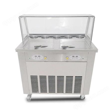 炒酸奶机 不锈钢炒酸奶机 炒冰粥冰淇淋酸奶机器 方锅圆锅酸奶机