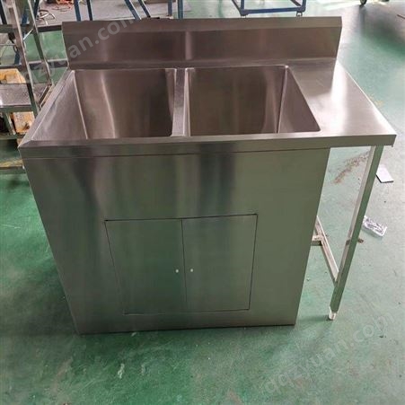 德满来 304不锈钢挂门水池 食堂专用水槽可支持定制