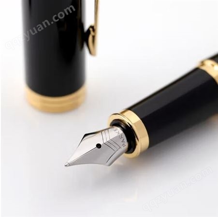 派克钢笔IM系列纯黑丽雅金夹墨水笔套装 商务套装 企业礼品定制