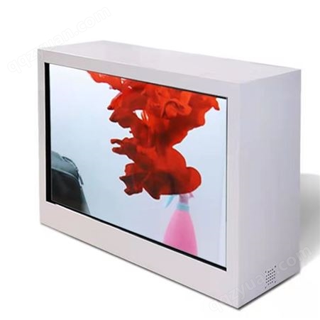 透明屏展柜触摸液晶展示柜屏多功能互动透明户外3D橱窗拼接