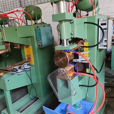 巨清华中频直流点焊机 全自动钢丝铁丝金属电阻焊机定制 上门调试