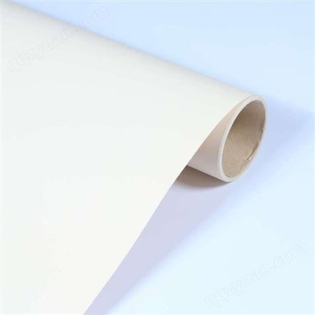 CPL90°异型包覆膜门板膜 纯白奶白米白 效果自然板材膜 波音软片