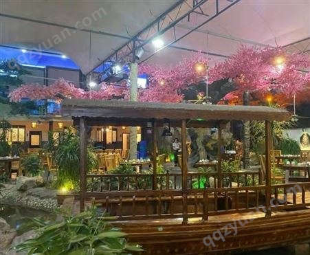 博仪景观生态餐厅 室内装置艺术 大棚建造植物阳光板