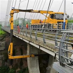 桥梁检测车参数 施工方案 出租24米桥检车 更换橡胶支座