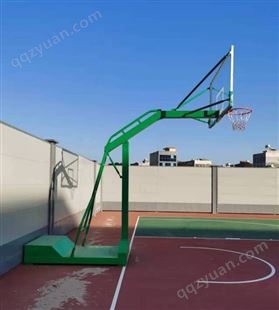 惠州惠城区室内外标准仿液压移动篮球架健身器材篮球场铺设器材