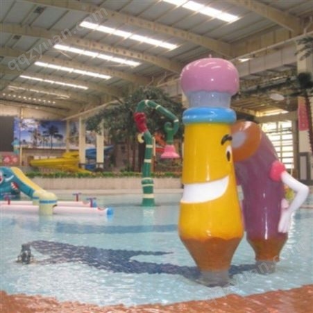 儿童室内泳池游泳动物喷水玻璃钢设备户外水上乐园设备戏水小品