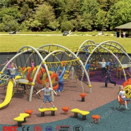 公园游乐场幼儿园非标爬网定制户外儿童无动力游乐攀爬网组合