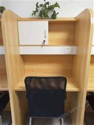 平顶山备考自习室用卡位自习桌椅定制 浩威家具