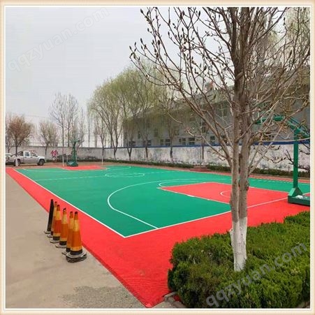 文县篮球场热塑型弹性体地板拼装地板厂家-添速