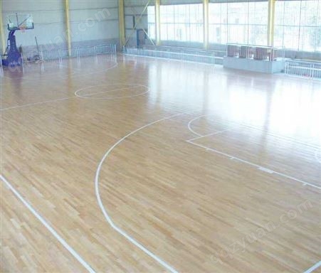 祥盛体育篮球场运动木地板 舞蹈室实木地板 枫桦木体育地板