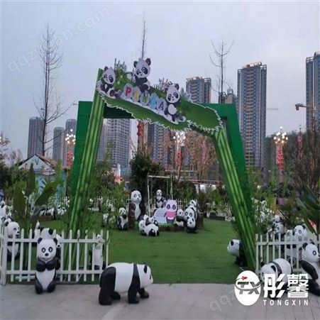 熊猫模型租赁 商场卡通奥特曼造型
