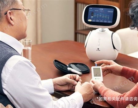 小康助手健康智能机器人AI语音互动识别触控大屏中老年看护陪伴