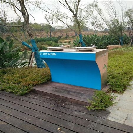 户外饮水设施 两盘直喷饮水台 五级净化直饮水机 不锈钢