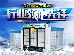 雪立方2.1米双温岛柜 冷藏冷冻 大容量商用超市食物柜